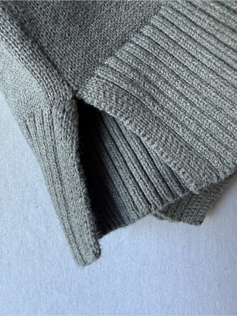 ✨2 Pack✨ Cotton Cream & Grey Collared V-Neck Sweaters - Picture 12 of 15